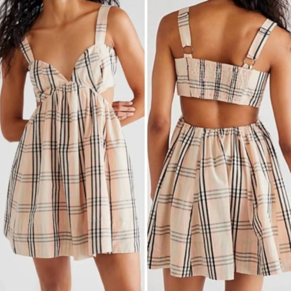 Free People Bridget Mini Dress Size L A-35